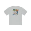 Tricou de pescuit de vară, mărimi asiatice „Grey”