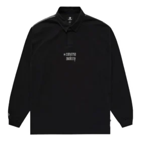 Tricou de rugby Converse x Awake NY, mărimi asiatice, „Negru”
