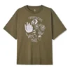 Tricou Desert Neighbors, mărimi asiatice, „Verde măslin”