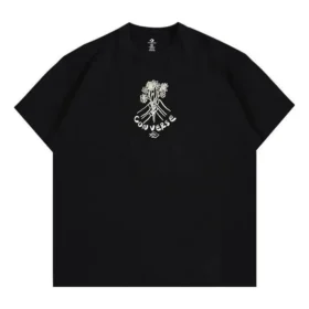 Tricou Flower Friends Mărimi asiatice „Negru”