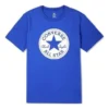 Tricou Go-To Chuck Taylor Patch cu croială standard, mărimi asiatice „Albastru”