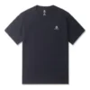 Tricou Go-To cu broderie în formă de stea și model chevron, croială standard, mărimi asiatice „Negru”