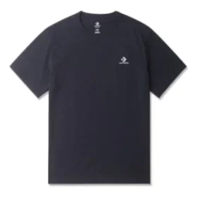 Tricou Go-To cu broderie în formă de stea și model chevron, croială standard, mărimi asiatice „Negru” Tricou Go-To cu broderie în formă de stea și model chevron, croială standard, mărimi asiatice „Negru”