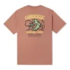 Tricou Landscape Center Mărimi asiatice „Mineral Clay”