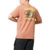 Tricou Landscape Center Mărimi asiatice „Mineral Clay”