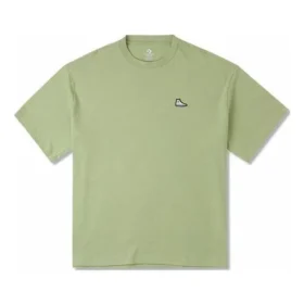 Tricou larg cu patch-uri Go-To Sneaker, mărimi asiatice „Vitality Green”