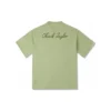 Tricou larg cu patch-uri Go-To Sneaker, mărimi asiatice „Vitality Green”
