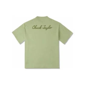 Tricou larg cu patch-uri Go-To Sneaker, mărimi asiatice „Vitality Green”