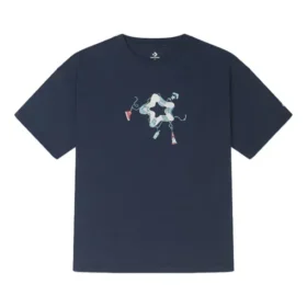 Tricou nautic Mărimi asiatice „Albastru marin”