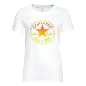 Tricou Ombre Chuck Patch Crew, mărimi asiatice „Alb-galben”