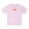 Tricou oversized cu logo flamboyant, mărimi asiatice, „roz”
