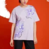 Tricou oversized Infinite Lilac IWD, mărimi asiatice, „Violet”