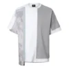 Tricou pentru bărbați Converse x FCW Crossover culori contrastante cu mânecă scurtă, alb