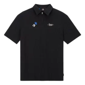 Tricou polo Converse x Ader Error Shapes, mărimi asiatice „Black”