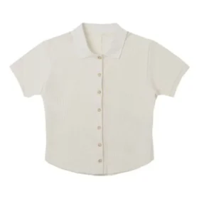 Tricou polo cu broderie cu litere în degrade, mărimi asiatice „Alb”