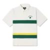 Tricou polo cu logo colorblock Mărimi asiatice „Alb Verde”