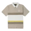 Tricou polo cu logo colorblock, mărimi asiatice „Beige White”