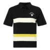 Tricou polo cu logo colorblock, mărimi asiatice „Negru Alb”