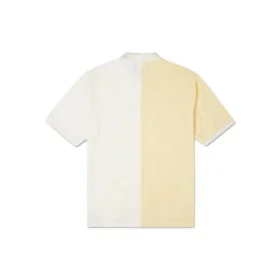 Tricou polo cu mâneci scurte, guler și blocuri de culoare, pentru bărbați, Converse, de culoare galben crem