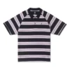 Tricou polo cu mâneci scurte și dungi Marquis, mărimi asiatice „Negru”