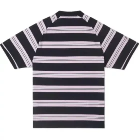 Tricou polo cu mâneci scurte și dungi Marquis, mărimi asiatice „Negru”