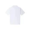 Tricou polo cu patch pentru pantofi, mărimi asiatice „Alb”