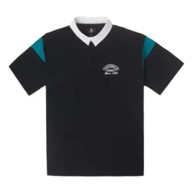 Tricou polo retro, mărimi asiatice „Negru”