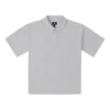 Tricou polo Waffle Mărimi asiatice „Gri”