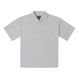 Tricou polo Waffle Mărimi asiatice „Gri”