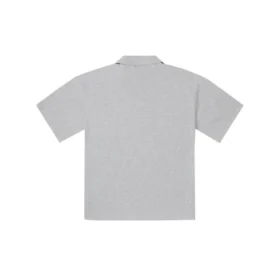 Tricou polo Waffle Mărimi asiatice „Gri”
