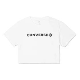Tricou Puff Wordmark Mărimi asiatice „Alb Negru”