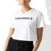 Tricou Puff Wordmark Mărimi asiatice „Alb Negru”