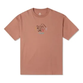 Tricou Pushing Along Mărimi asiatice „Mineral Clay”