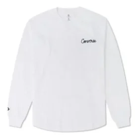 Tricou Raglan cu mânecă lungă și cusătură în lanț, mărimi asiatice „Alb”