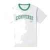 Tricou Retro Chuck Arch, mărimi asiatice „White Green”