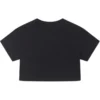 Tricou retro Chuck Cropped, mărimi asiatice „Negru”