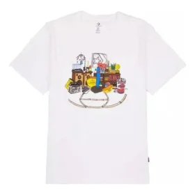 Tricou retro Mărimi asiatice „Alb”