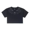 Tricou scurt oversized „Proud To Be” Mărimi asiatice „Negru”