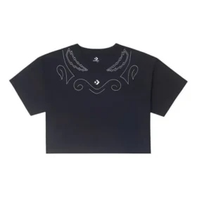 Tricou scurt oversized „Proud To Be” Mărimi asiatice „Negru”
