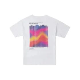 Tricou Soundwaves Mărimi asiatice „Alb”