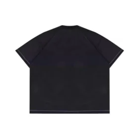 Tricou spălat în stil skateboard, mărimi asiatice „Negru spălat”