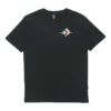Tricou sport casual Converse pentru bărbați, cu mânecă scurtă, negru