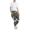 Tricou sport Converse pentru bărbați, cu guler rotund și mâneci scurte, alb