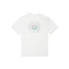 Tricou sport Converse pentru bărbați, cu imprimeu, croi lejer, mânecă scurtă, alb