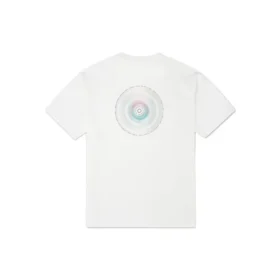 Tricou sport Converse pentru bărbați, cu imprimeu, croi lejer, mânecă scurtă, alb