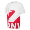 Tricou sport cu mânecă scurtă Converse pentru bărbați, cu imprimeu în culori contrastante, roșu