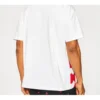 Tricou sport cu mânecă scurtă Converse pentru bărbați, cu imprimeu în culori contrastante, roșu