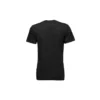 Tricou sport cu mânecă scurtă și imprimeu logo, negru