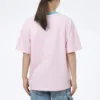 Tricou sport cu mâneci scurte și imprimeu înghețată, roz