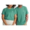 Tricou standard cu broderie stea și model chevron „Verde”